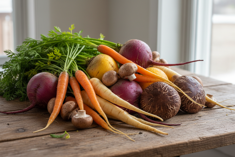 Mushroom & Root Vegetables