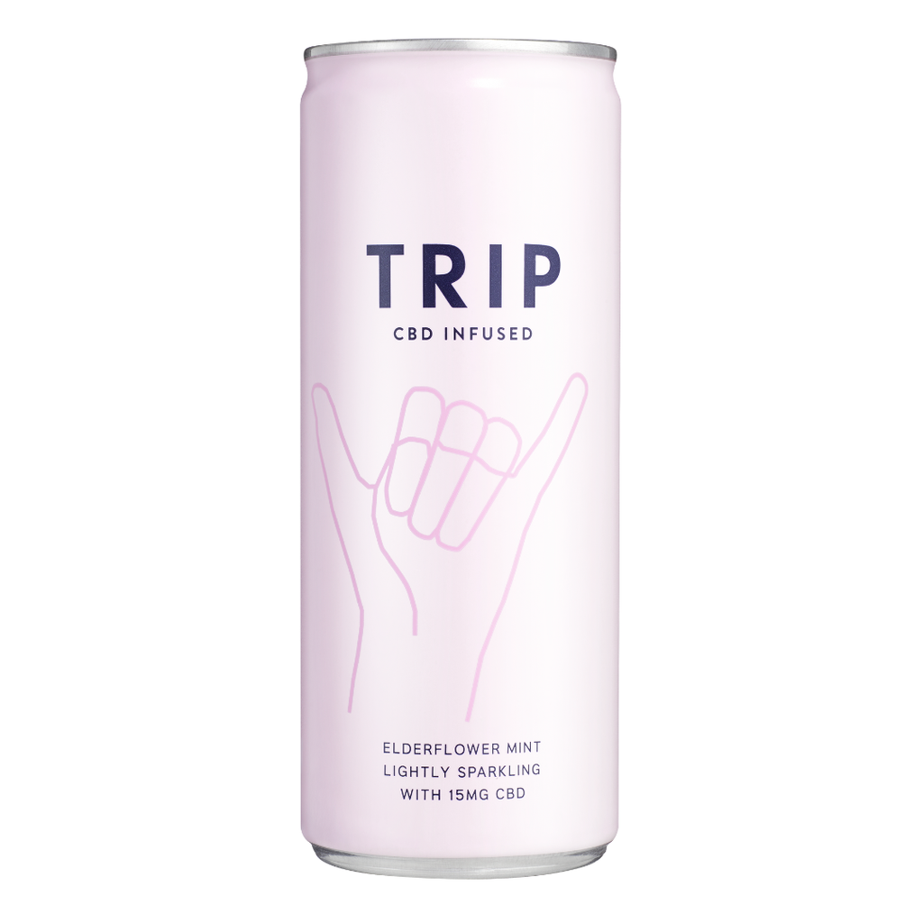 Trip CBD Infused Drink Elderflower Mint 250ml