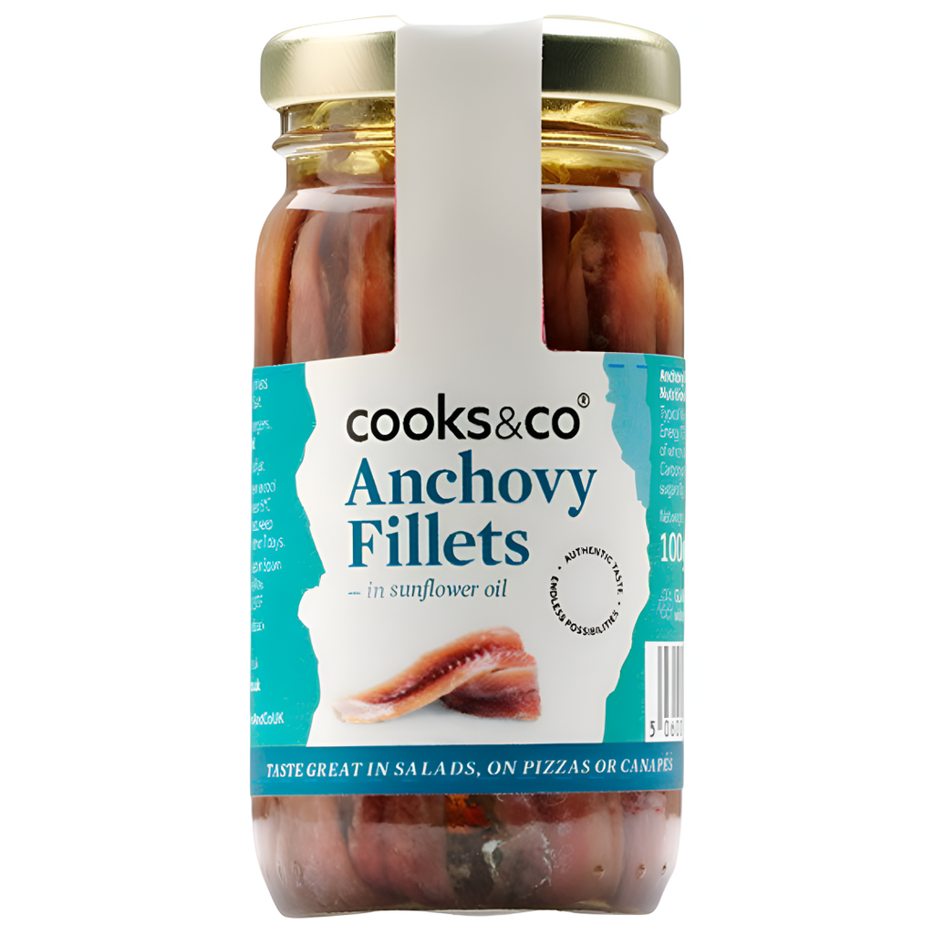 Anchovy Jars - Fillets in Sunflower Oil 100g