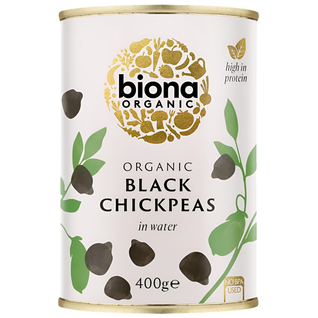 Biona Organic Chick Peas Black 400g