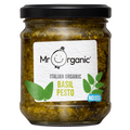 Mr Organic Pesto Green Basil 190g