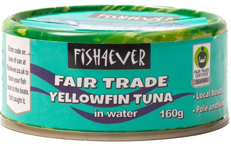 Fish4Ever Organic Yellowfin in Water 160g