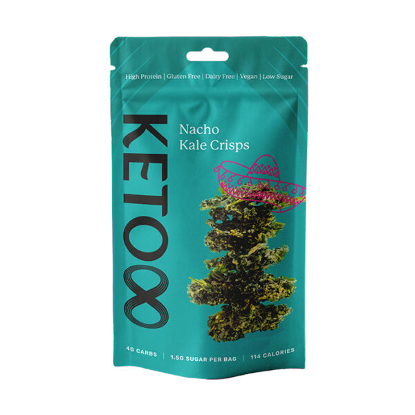 Keto 8 – Nacho Kale Crisps 30g