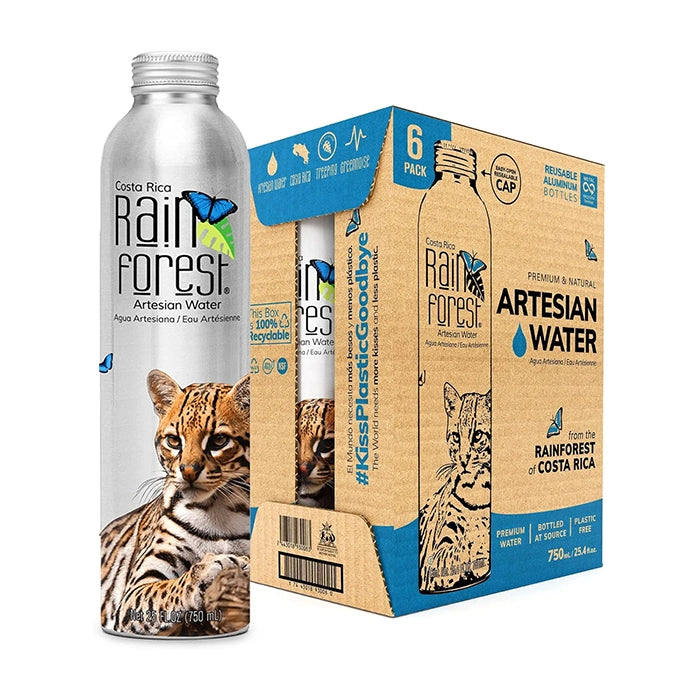 RainForest – Premium & Natural Artesian Water Reusable Bottle 750ml