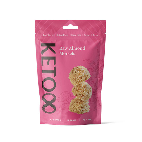 Keto 8 – Raw Almond Morsels 120g