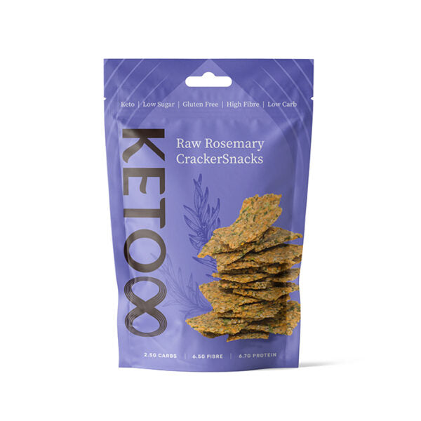 Keto 8 – Raw Rosemary Cracker Snacks 35g
