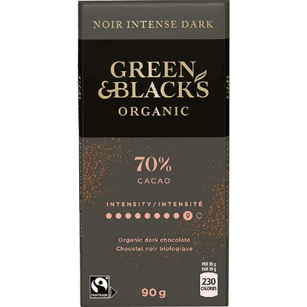 Organic 70% Dark Chocolate Bar 90g