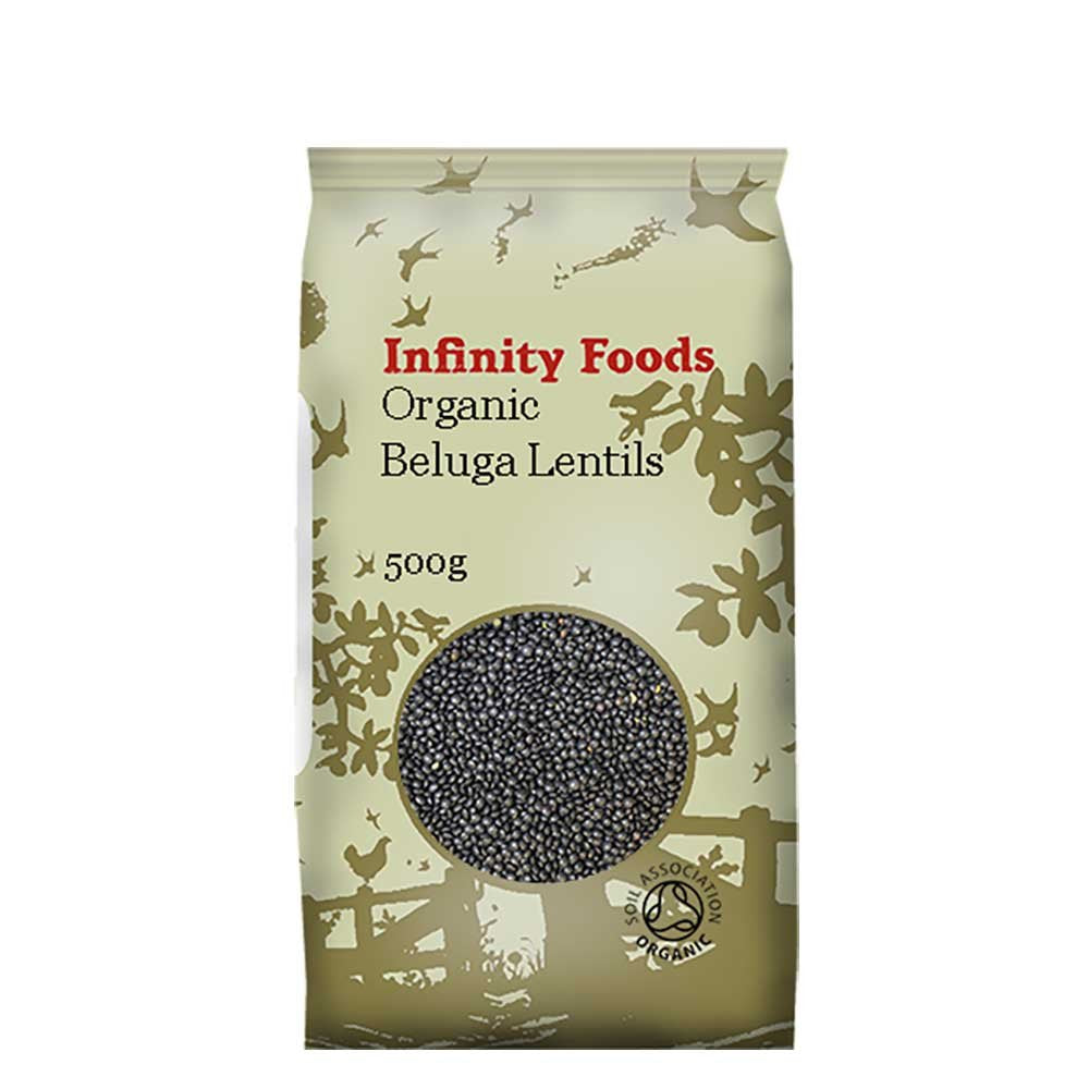 Organic Beluga Lentils 500g