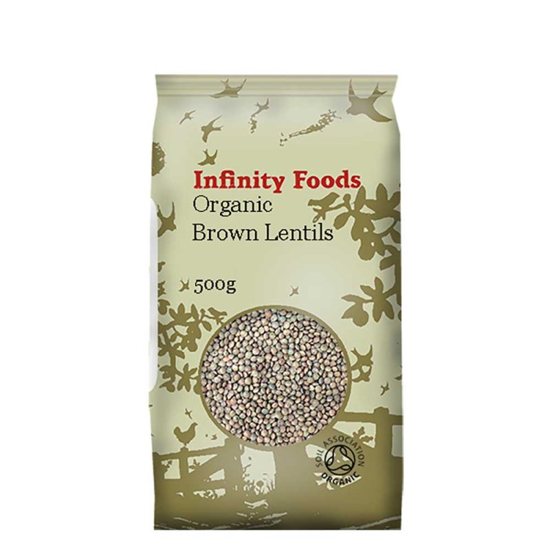 Organic Brown Lentils 500g