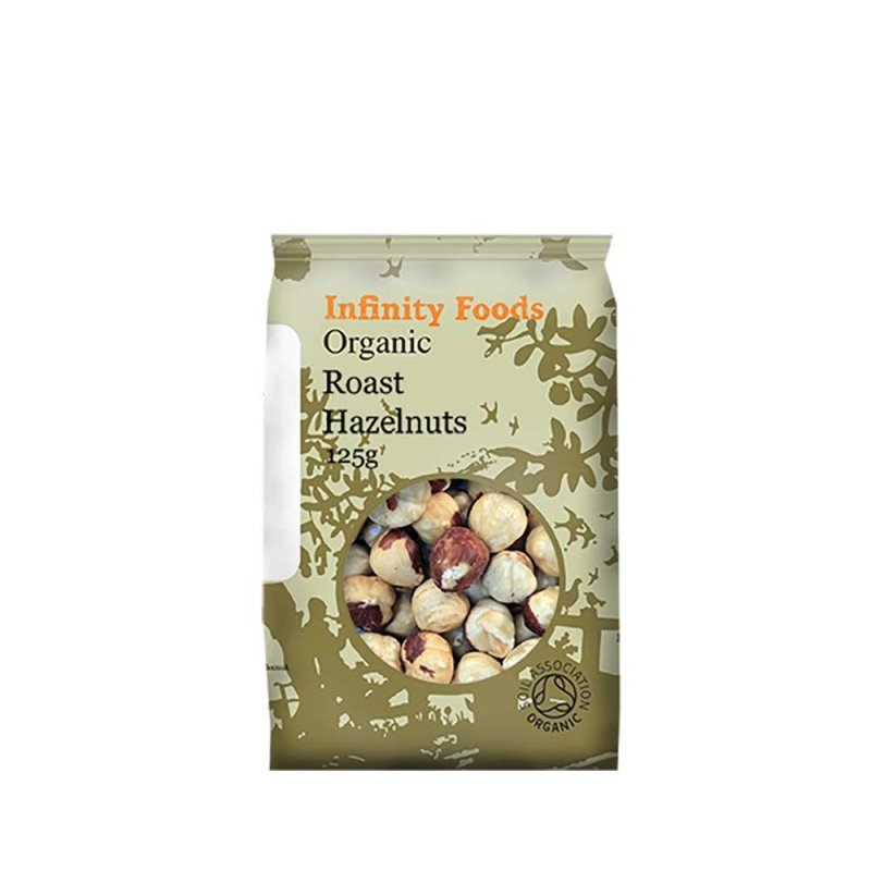 Organic Roast Whole Hazelnuts 125g