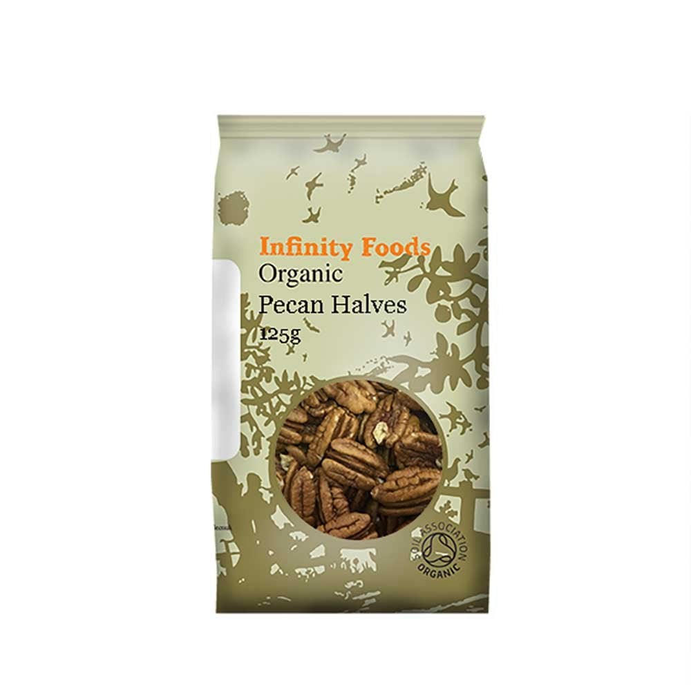 Organic Pecans - halves 125g