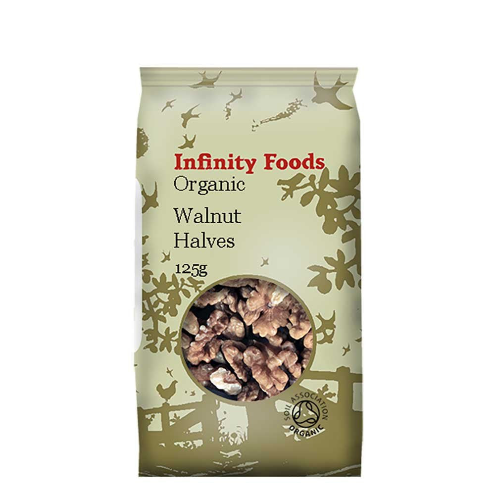 Organic Walnut Halves - Light 125g
