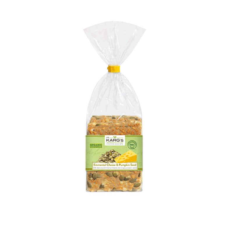 Organic Emmental Cheese & Pumpkin Seed Crispbread 200g