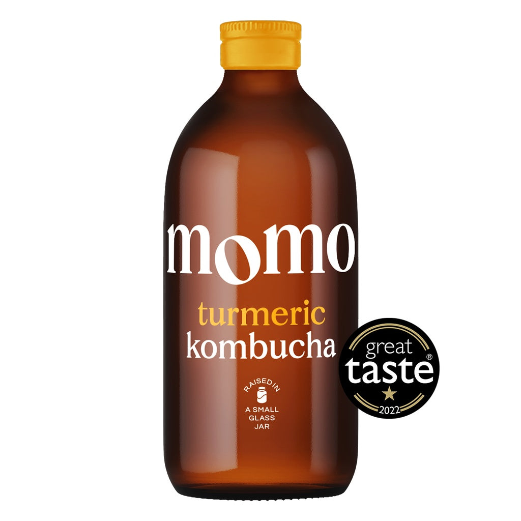 MOMO Organic Kombucha Turmeric 330ml