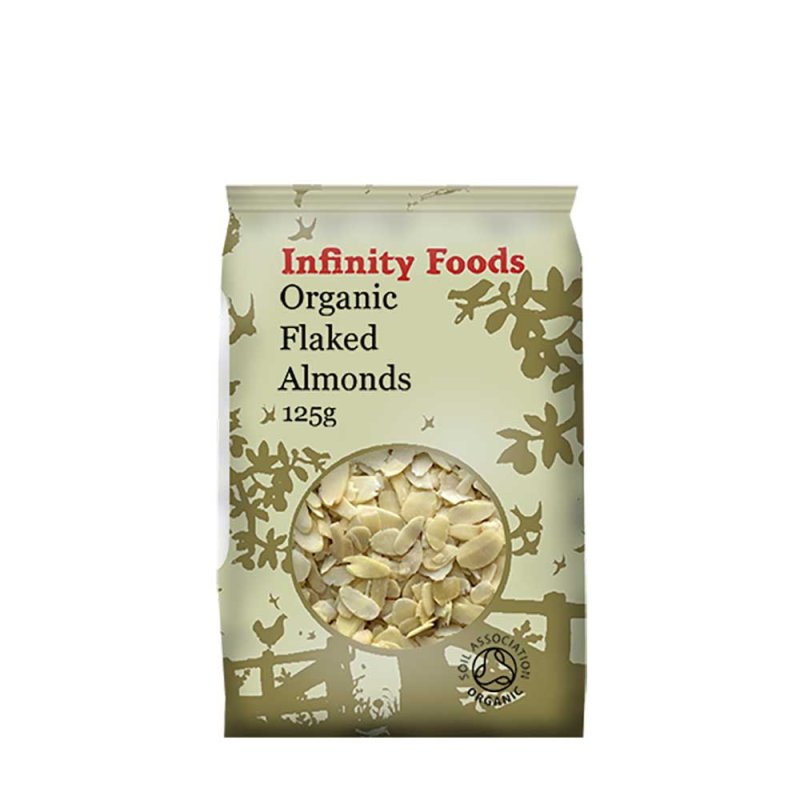 Organic Flaked Almonds 125g