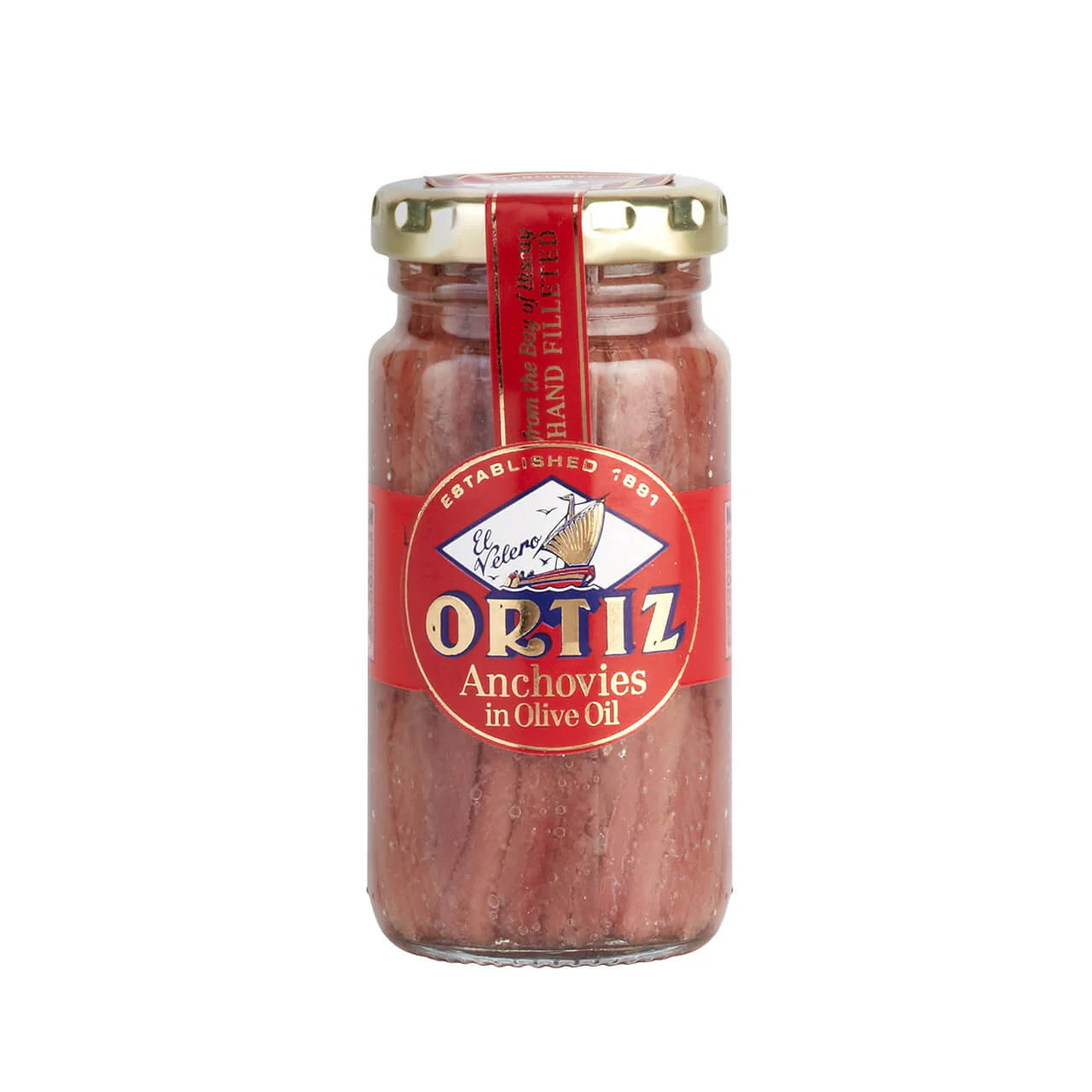 Ortiz Small Cured Anchovy Fillets 95g