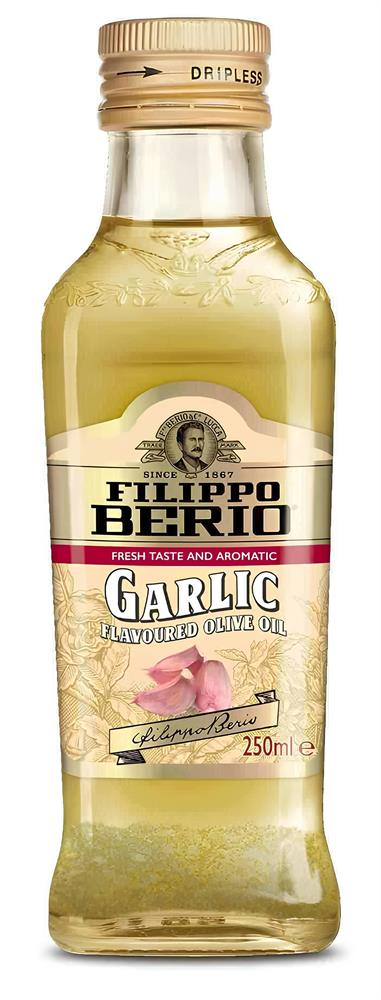 Filippo Berio Garlic Flavoured Olive Oil 250ml