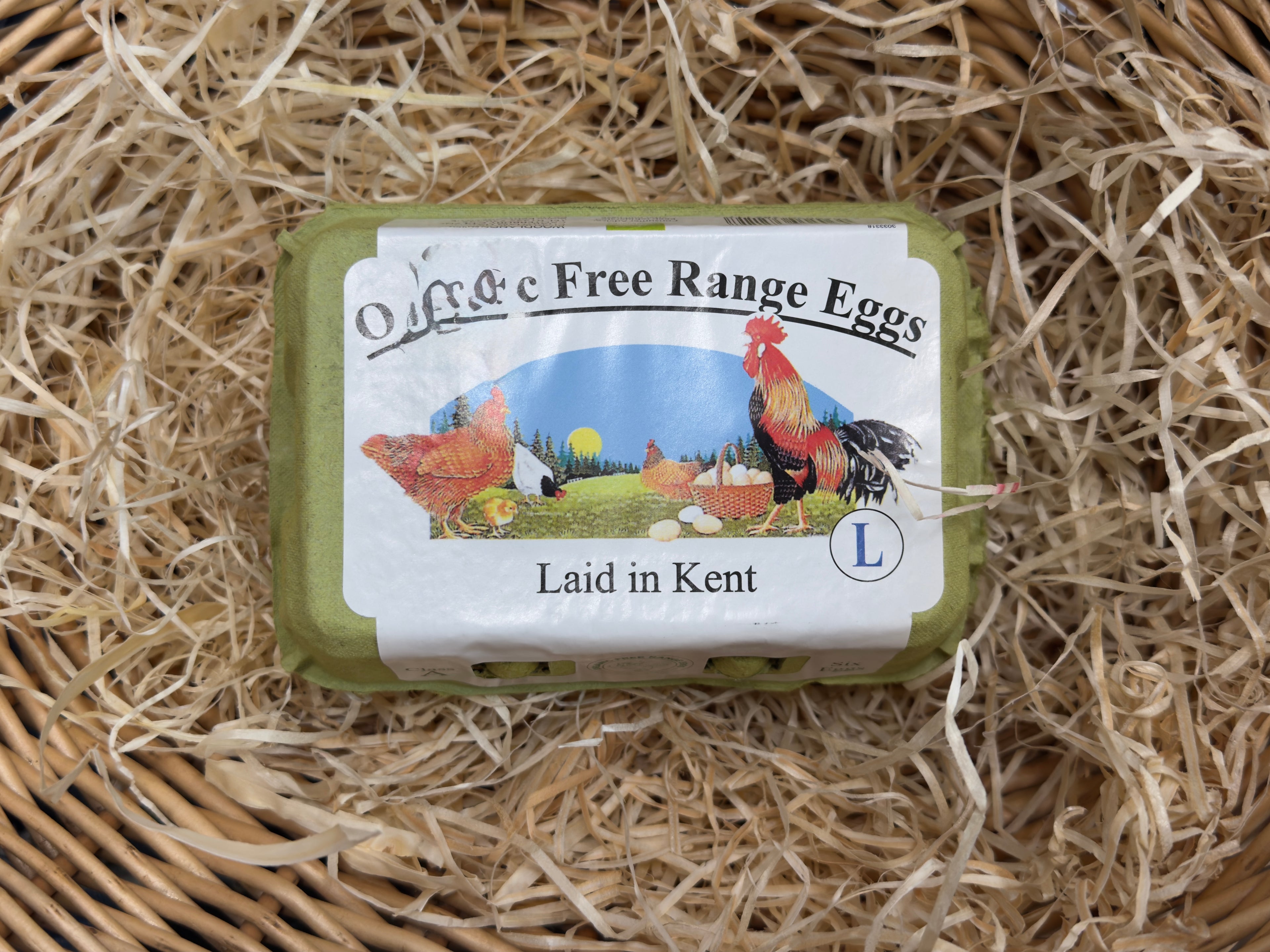 Woodland Farm Organic Free Range Eggs half dozen