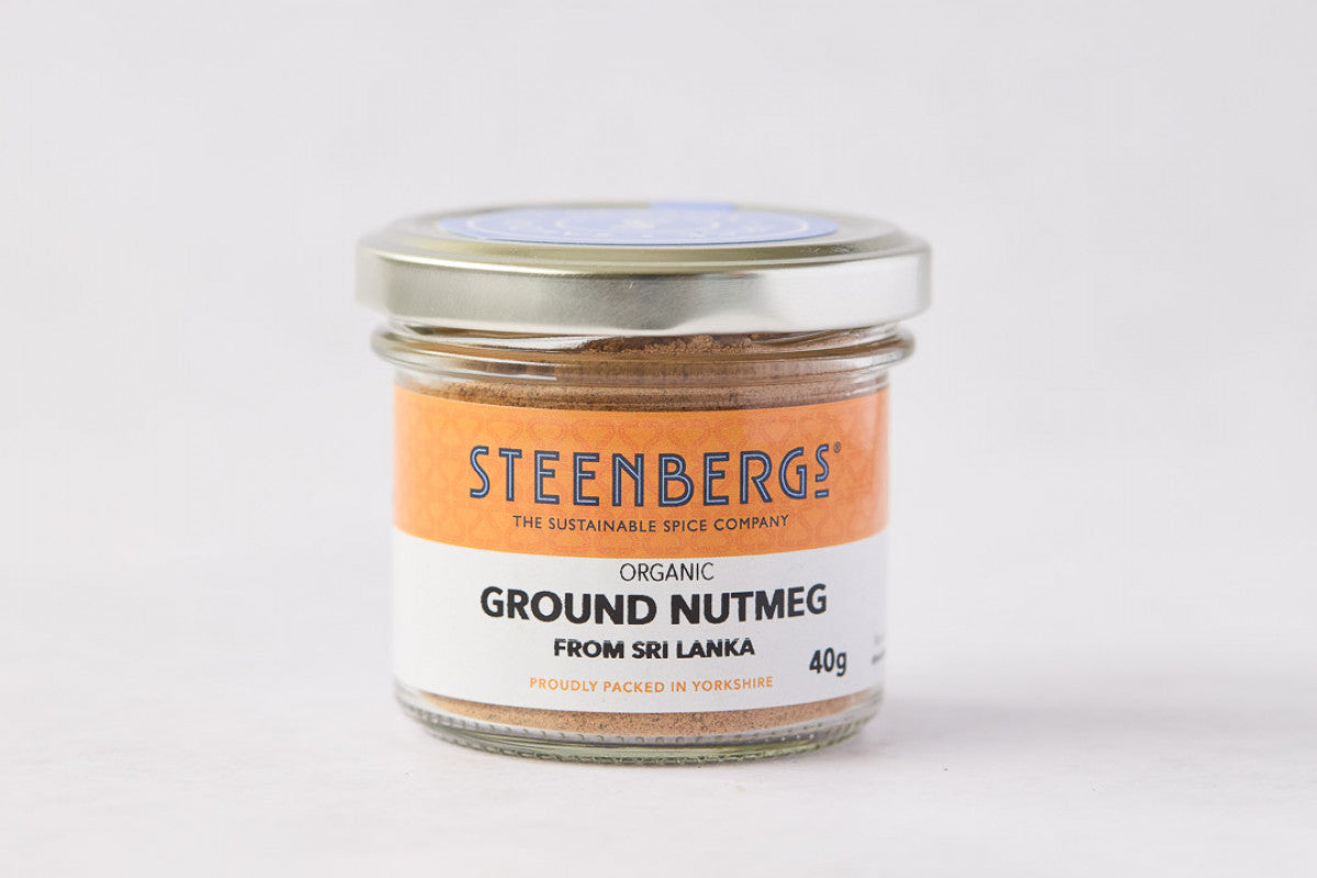 Organic Ground Nutmeg Standard Jar 40g