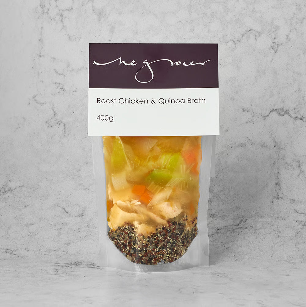 ROAST CHICKEN & QUINOA BROTH 400g