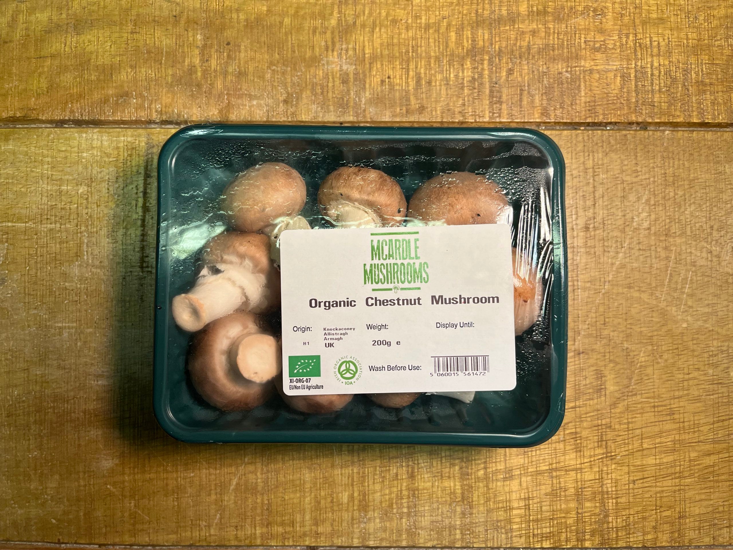Organic Mushroom Chestnut Pre-Packed