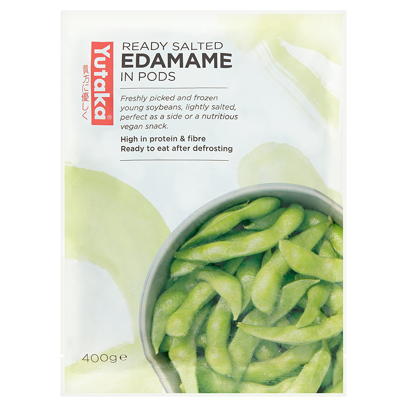 Frozen Ready Salted Edamame with Pod 400g