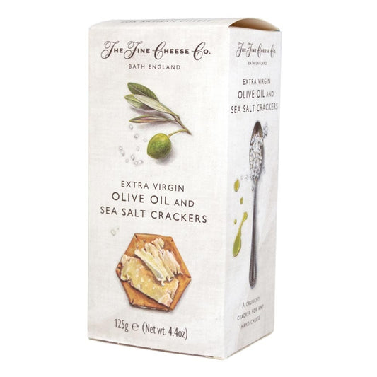 Extra Virgin Olive Oil and Sea Salt Crackers 125g