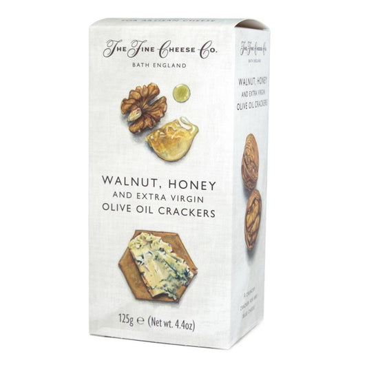 Walnut, Honey and Extra Virgin Olive Oil Crackers 125g